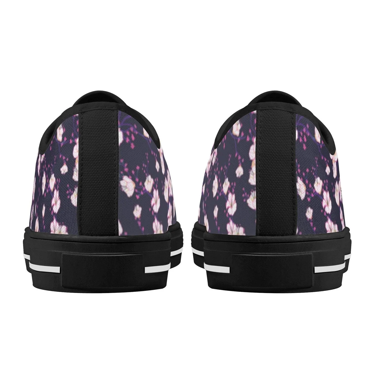Cherry BlossomWomens Low Top Canvas Shoes