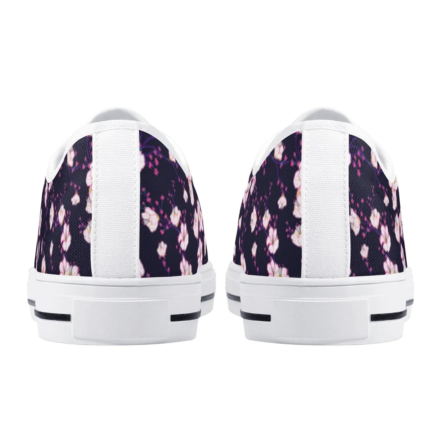 Cherry BlossomWomens Low Top Canvas Shoes