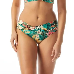 COCO REEF Twist Front Bikini Bottom - Low Rise Floral Swim Bottom, X-Large