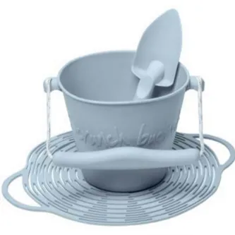 Collaspible Beach Basket Set - Duck Egg Blue