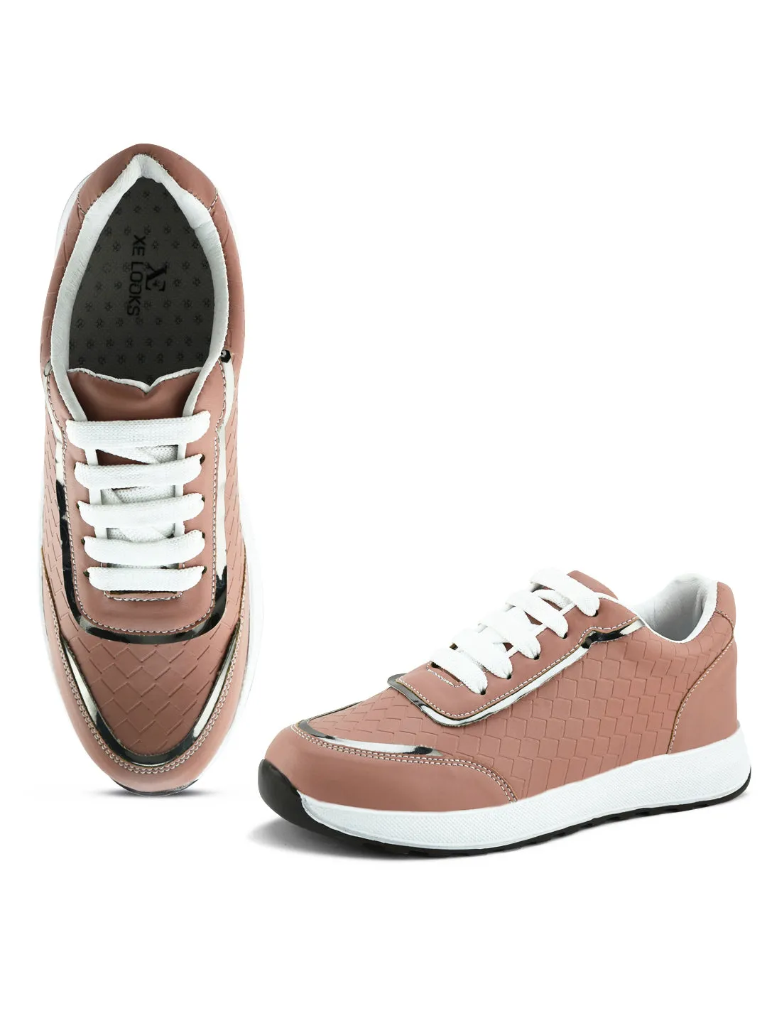 Comfortable Lace up Sneakers, Lightweight & Trendy Running Sports Shoes