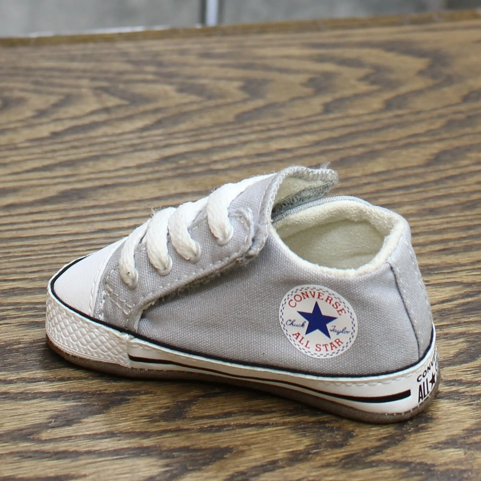 Converse Chuck Taylor All Star Cribster Canvas Crib Shoe Gray 2