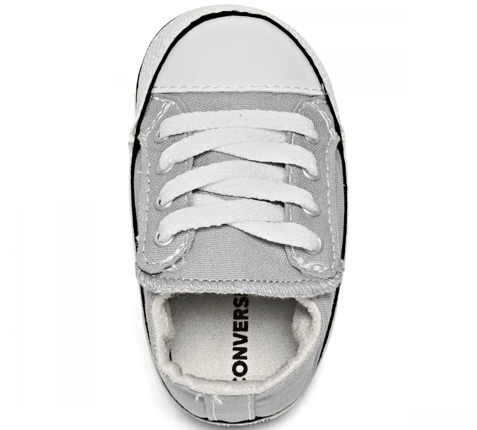 Converse Chuck Taylor All Star Cribster Canvas Crib Shoe Gray 2