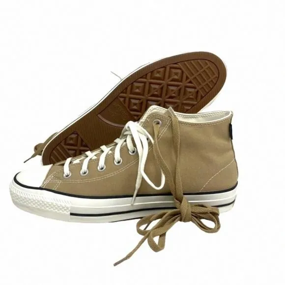 Converse Chuck Taylor Pro Mid Top Sneakers Casual Canvas A02419C Men Khaki Nomad