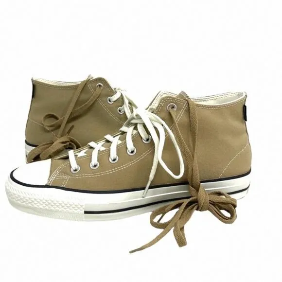 Converse Chuck Taylor Pro Mid Top Sneakers Casual Canvas A02419C Men Khaki Nomad