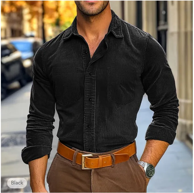 Corduroy Shirt for Fall and Winter - Jack
