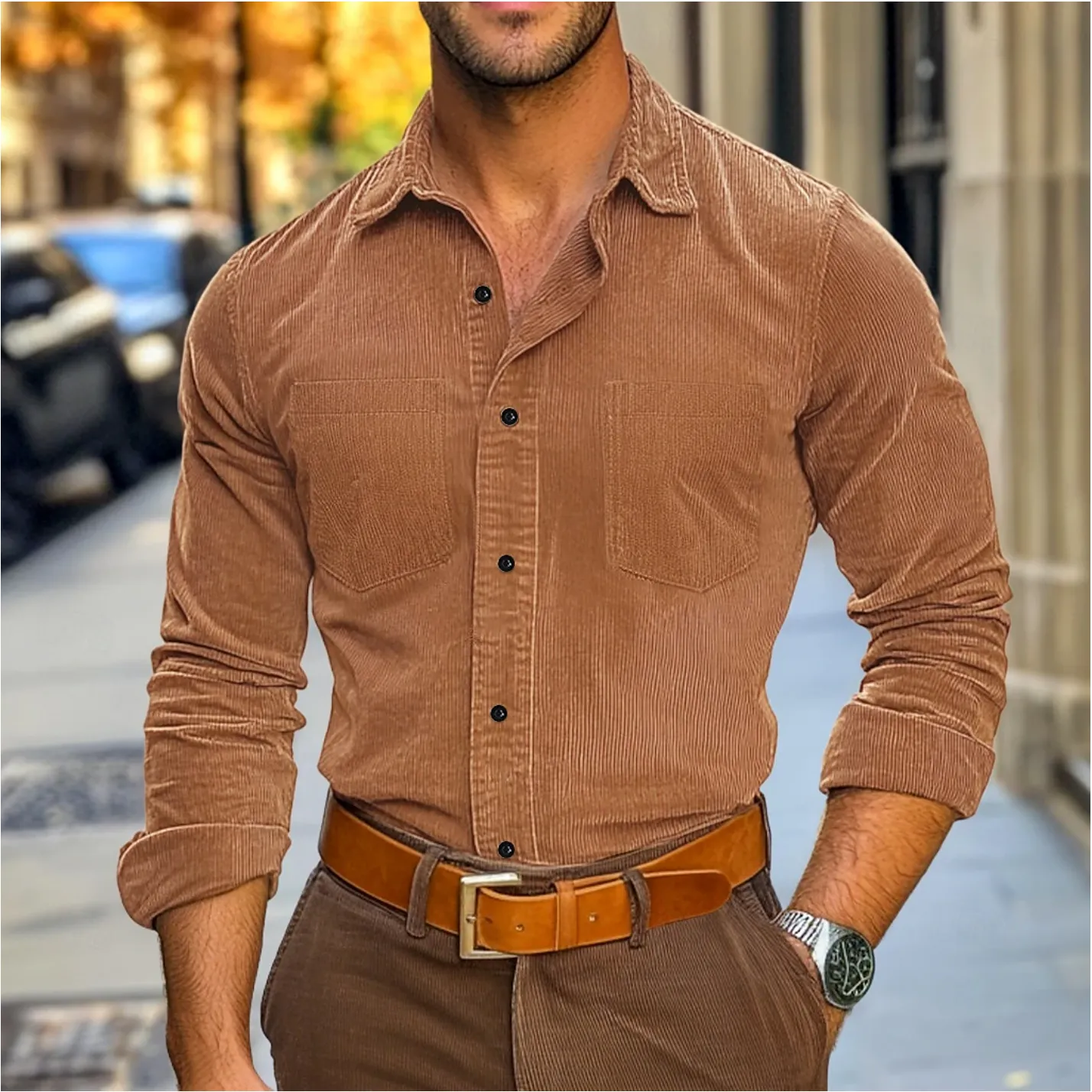 Corduroy Shirt for Fall and Winter - Jack