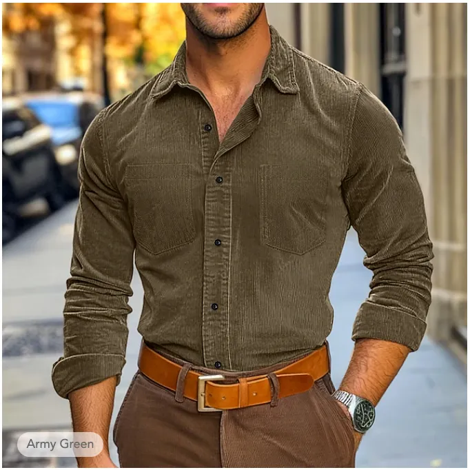 Corduroy Shirt for Fall and Winter - Jack