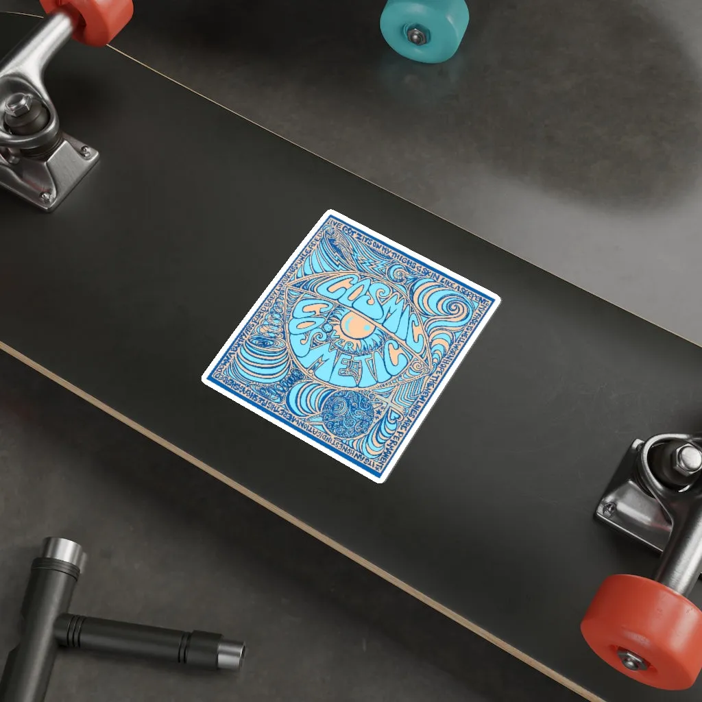 Cosmic Over Cosmetic Die-Cut Sticker - Blue Dune