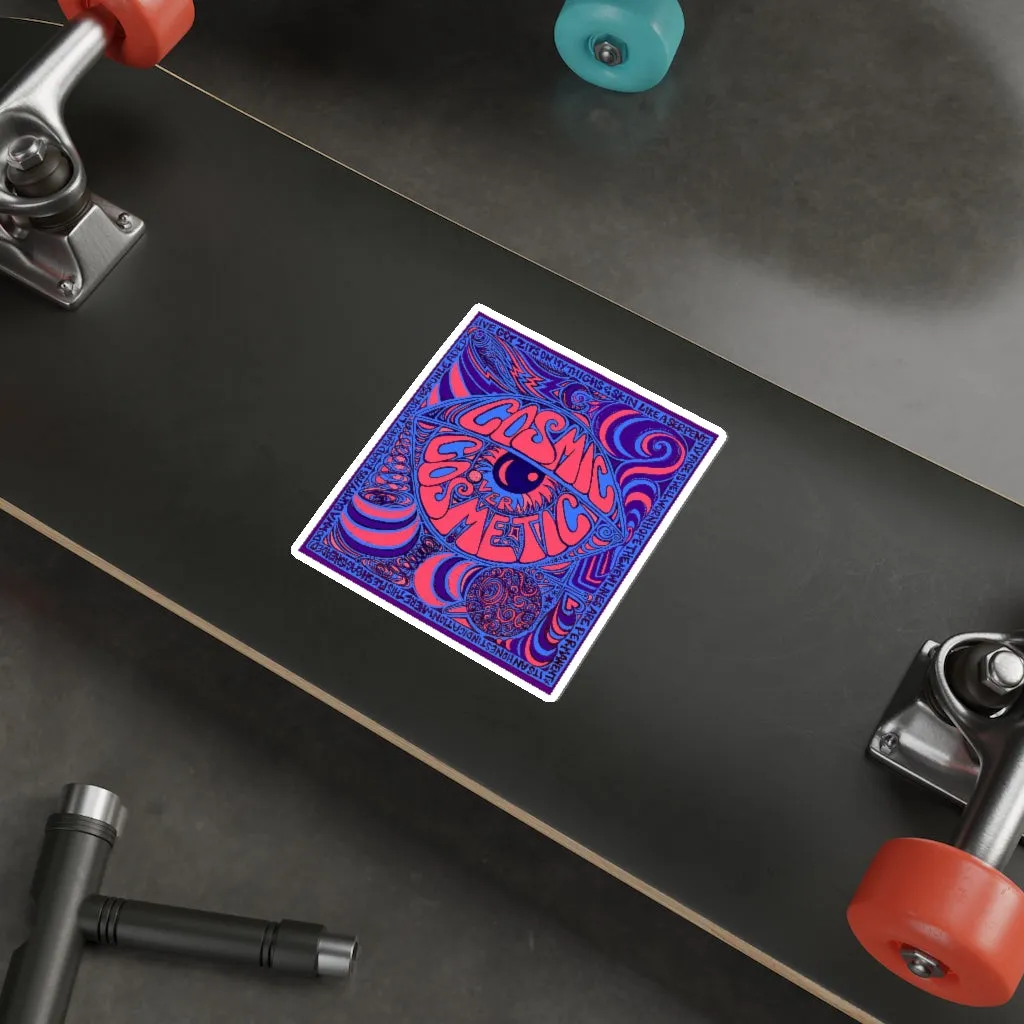 Cosmic Over Cosmetic Die-Cut Sticker - Purple Neon