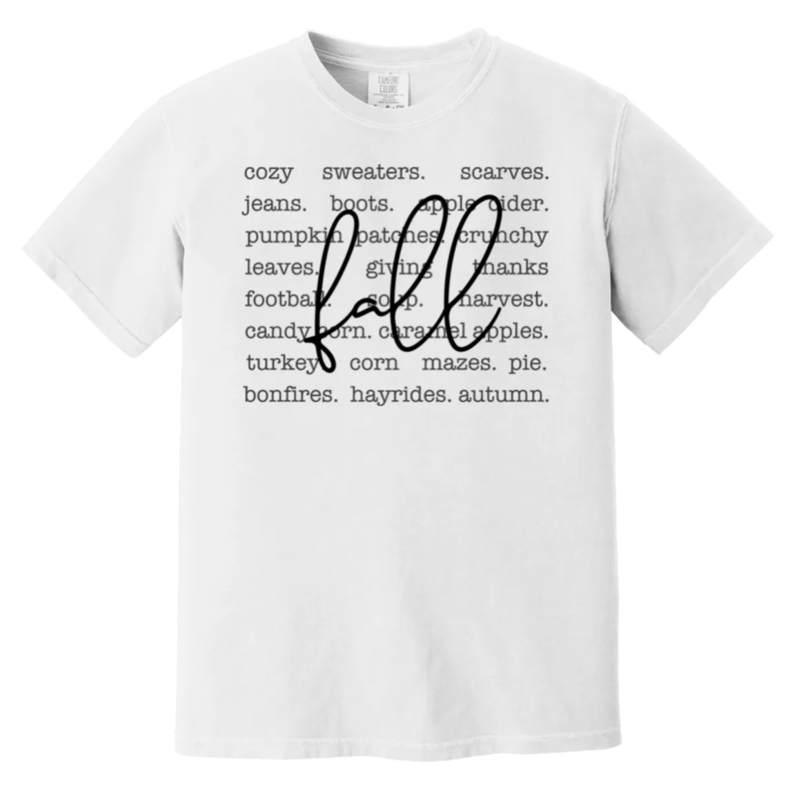 Cozy Fall Vibes Comfort Colors T-Shirt – Perfect for Autumn!