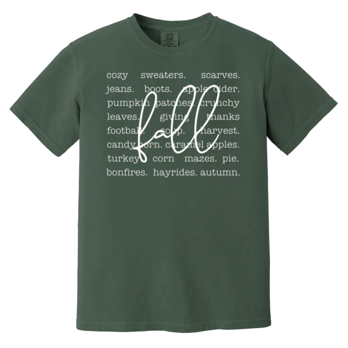 Cozy Fall Vibes Comfort Colors T-Shirt – Perfect for Autumn!