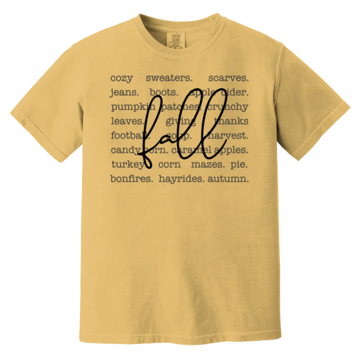 Cozy Fall Vibes Comfort Colors T-Shirt – Perfect for Autumn!