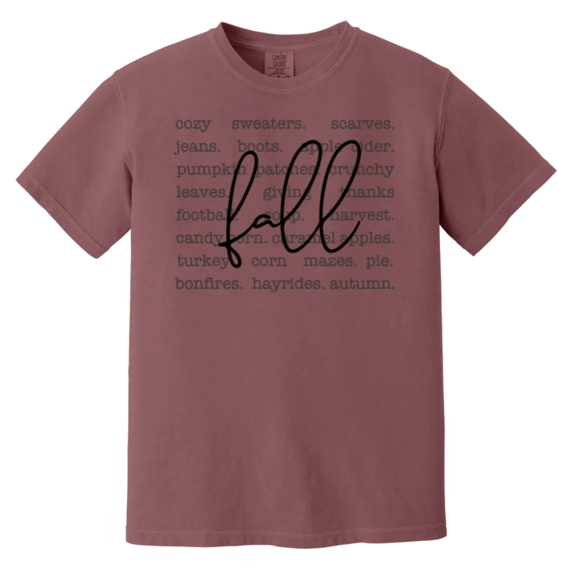 Cozy Fall Vibes Comfort Colors T-Shirt – Perfect for Autumn!