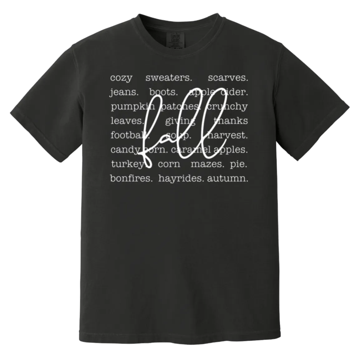 Cozy Fall Vibes Comfort Colors T-Shirt – Perfect for Autumn!