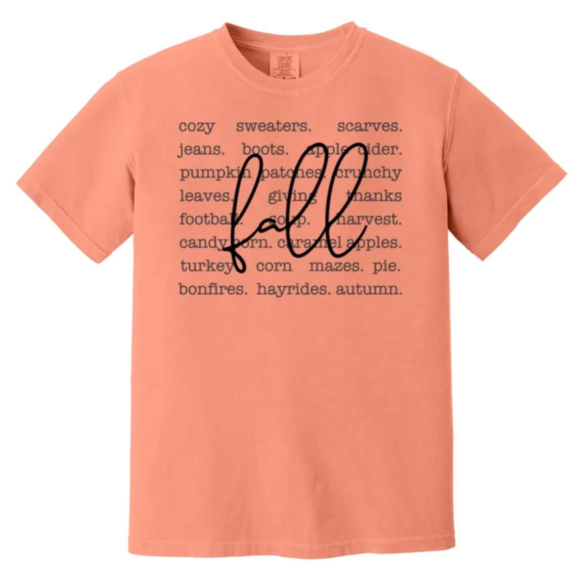 Cozy Fall Vibes Comfort Colors T-Shirt – Perfect for Autumn!