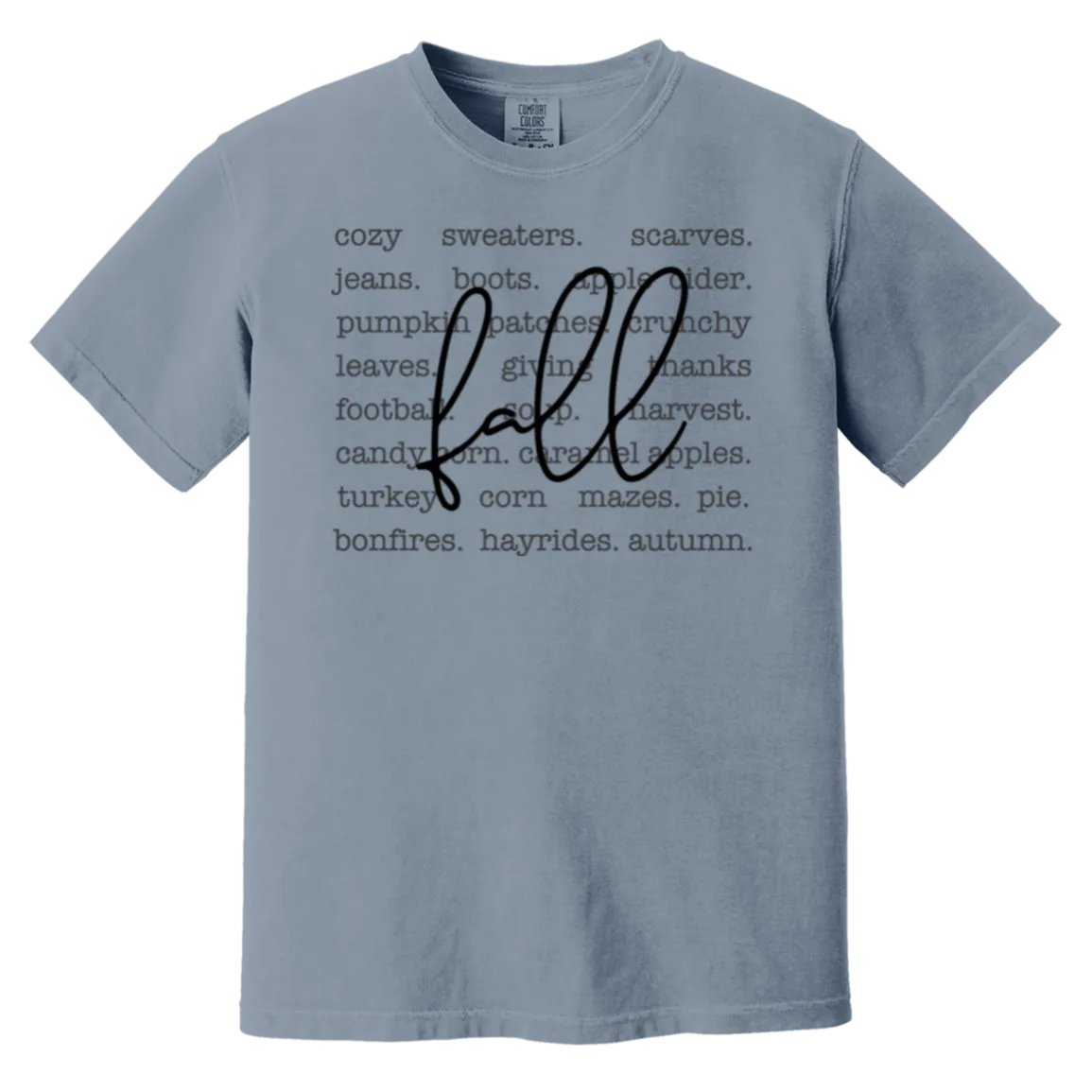 Cozy Fall Vibes Comfort Colors T-Shirt – Perfect for Autumn!