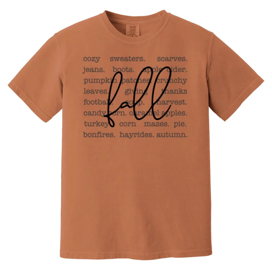 Cozy Fall Vibes Comfort Colors T-Shirt – Perfect for Autumn!