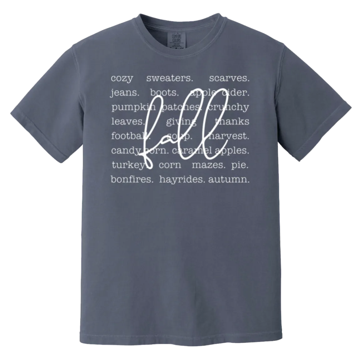 Cozy Fall Vibes Comfort Colors T-Shirt – Perfect for Autumn!