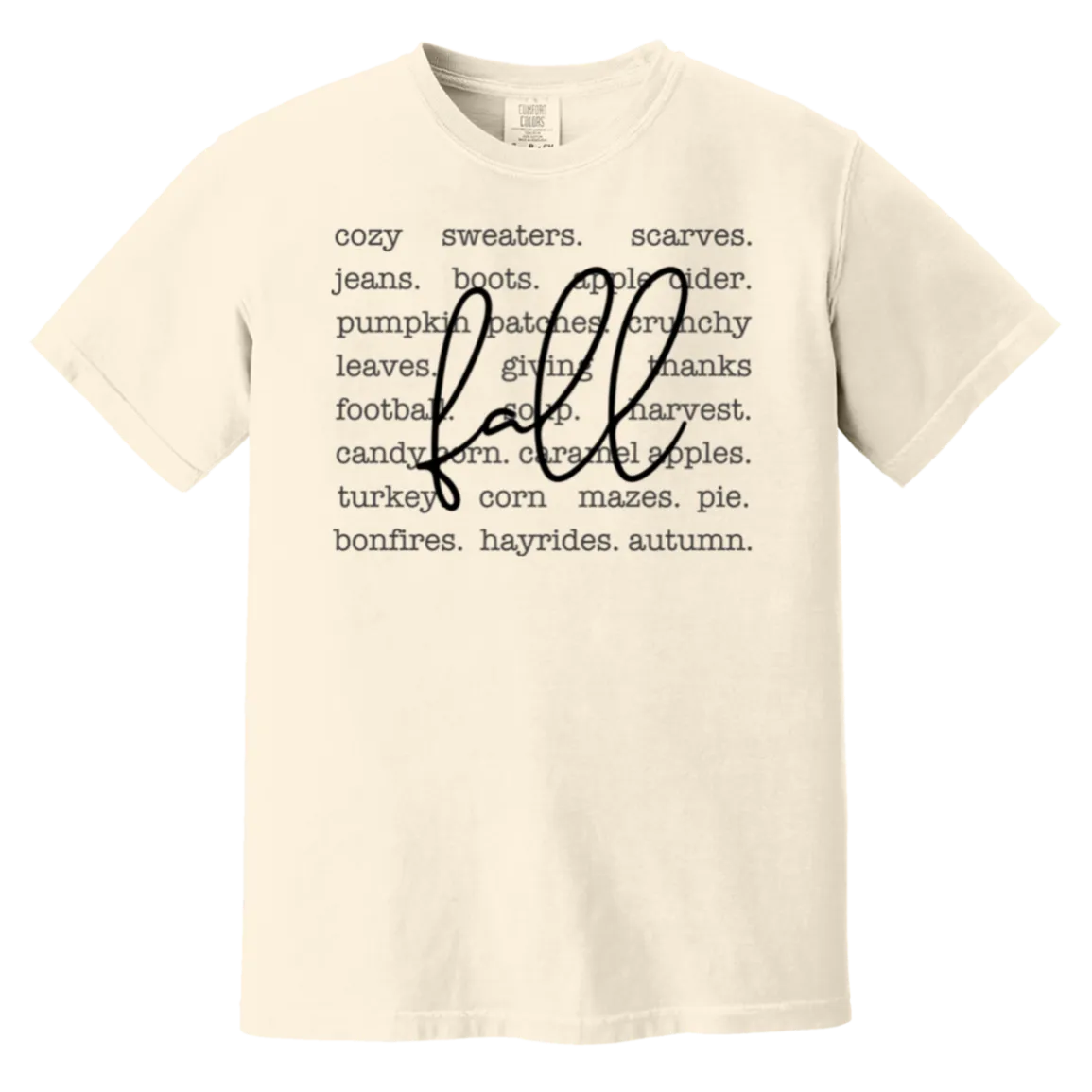 Cozy Fall Vibes Comfort Colors T-Shirt – Perfect for Autumn!