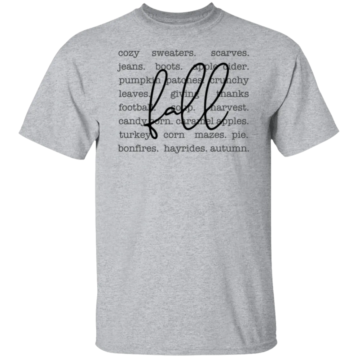 Cozy Fall Vibes Gildan T-Shirt – Perfect for Autumn!
