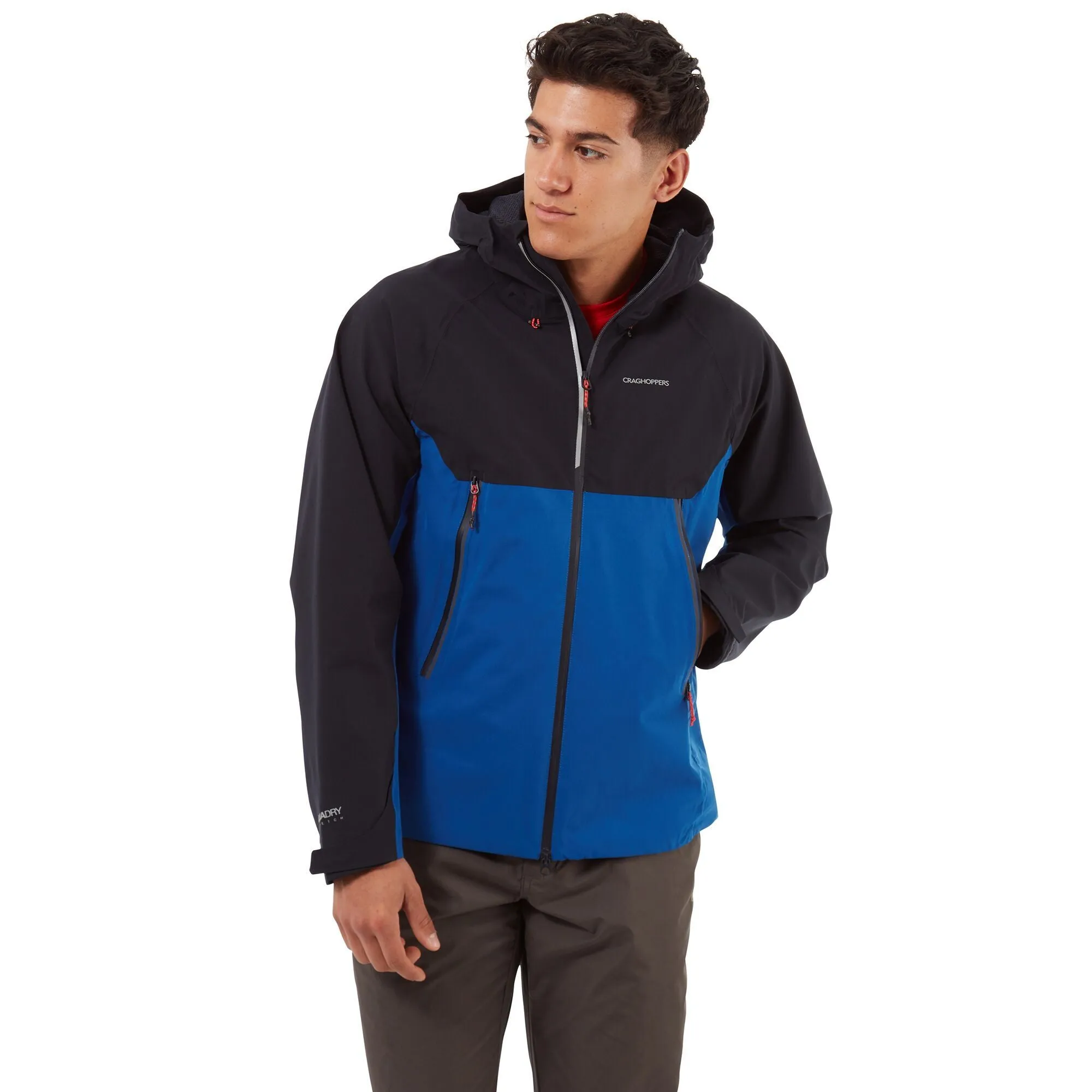 Craghoppers Men's Trelawney Waterproof Jacket Deep Blue/ Dark Navy CMW772