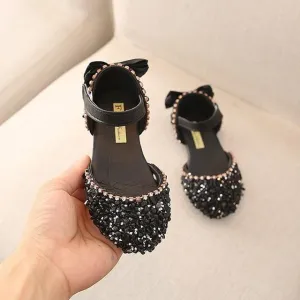 Crystal Bowknot Princess Sandal