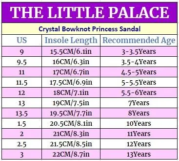 Crystal Bowknot Princess Sandal