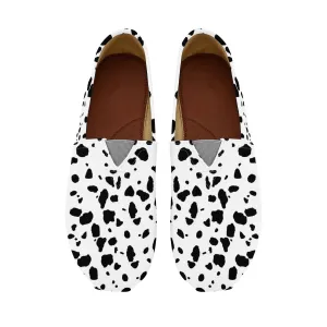 Dalmatian Spots  Womens Casual Slip On Shoes for Dog Lovers