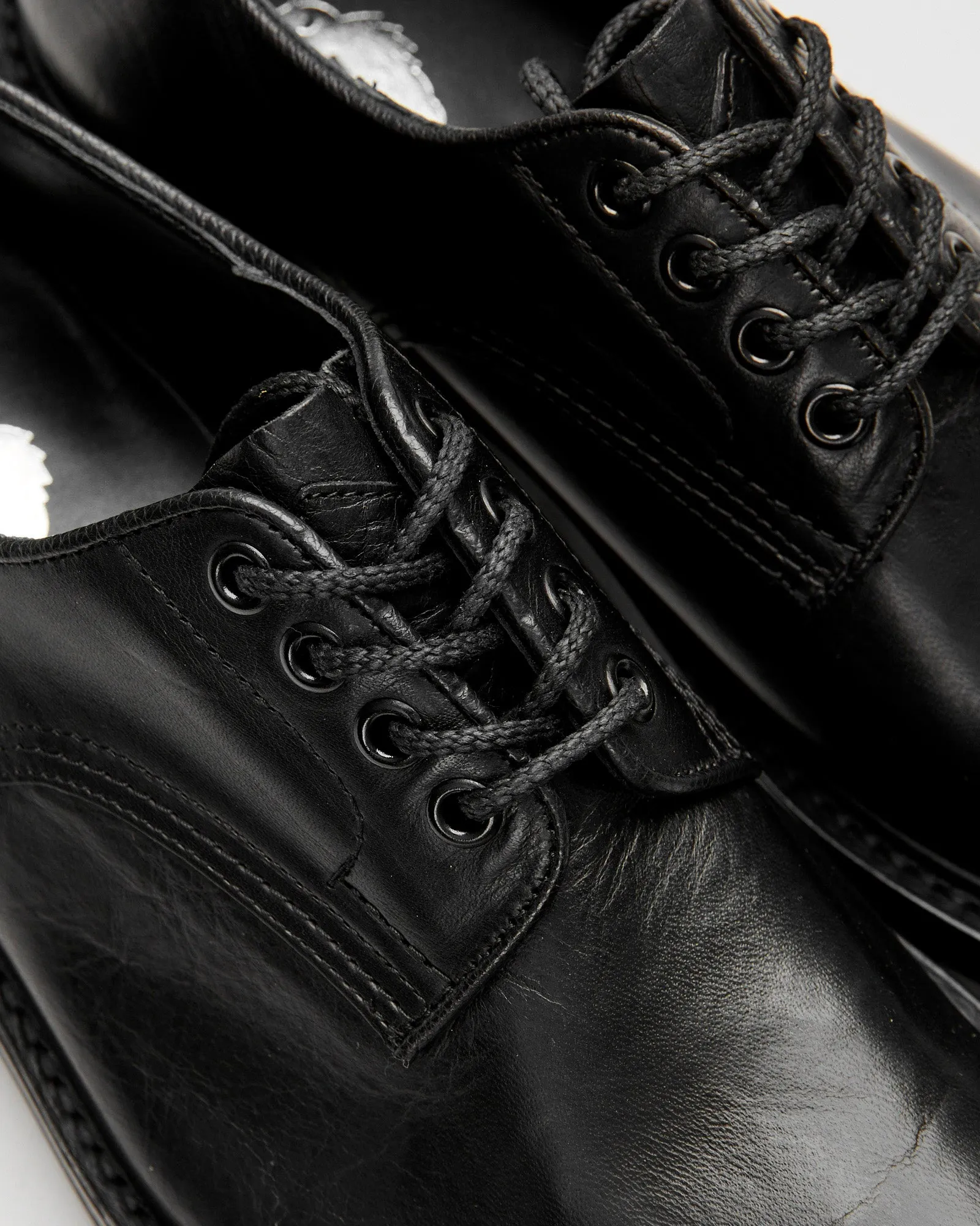 Daniel Work Shoe in Black Washed Horse