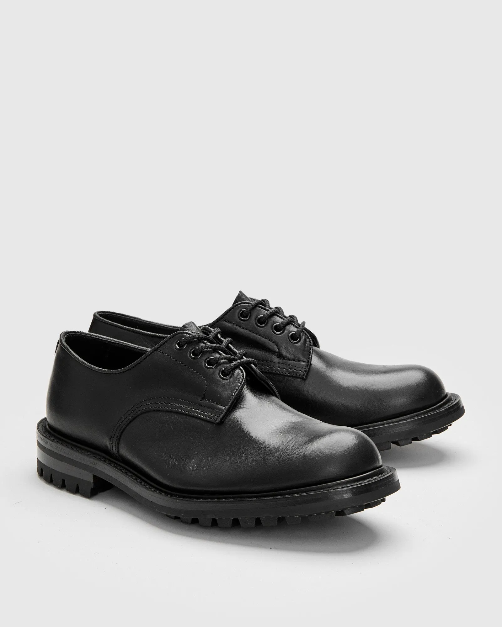 Daniel Work Shoe in Black Washed Horse