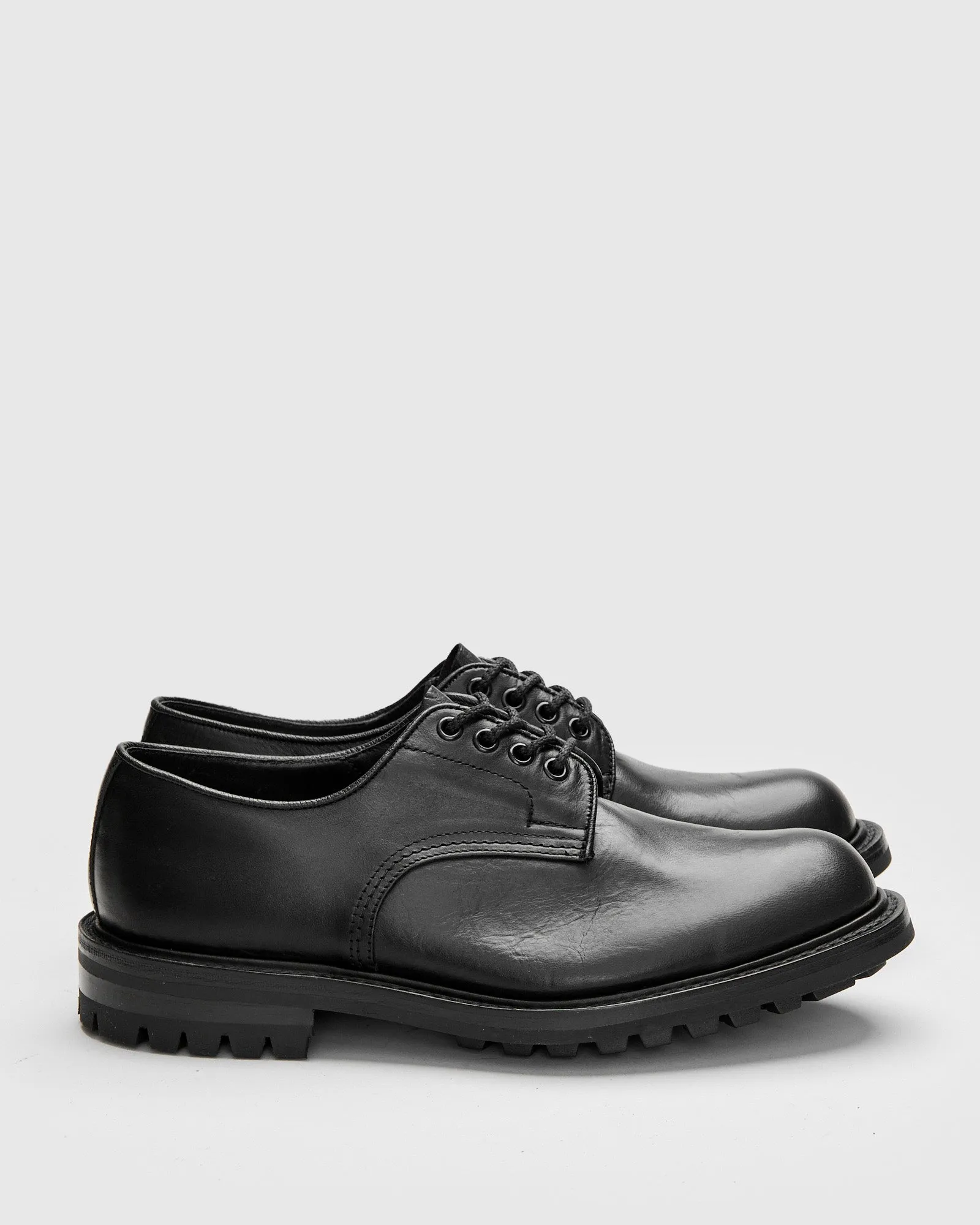 Daniel Work Shoe in Black Washed Horse