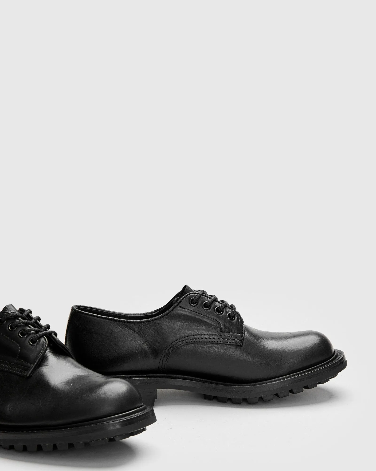 Daniel Work Shoe in Black Washed Horse