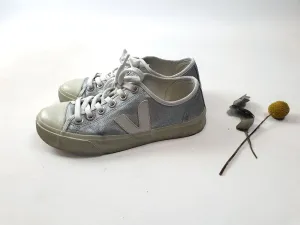 Deja silver lace up shoes size 37