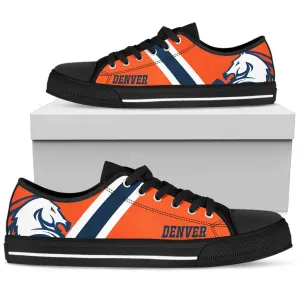 Denver Broncos Mens Shoes Casual Canvas Sneakers