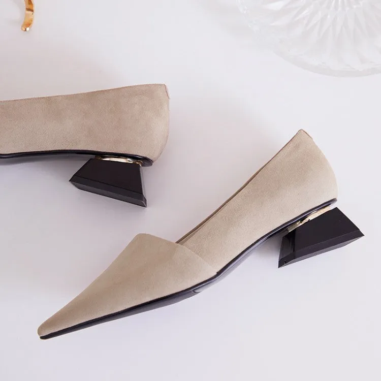 designer  women famous brands low heel work pumps