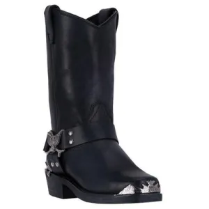 Dingo Black Chopper Mens Snoot Toe DI19053