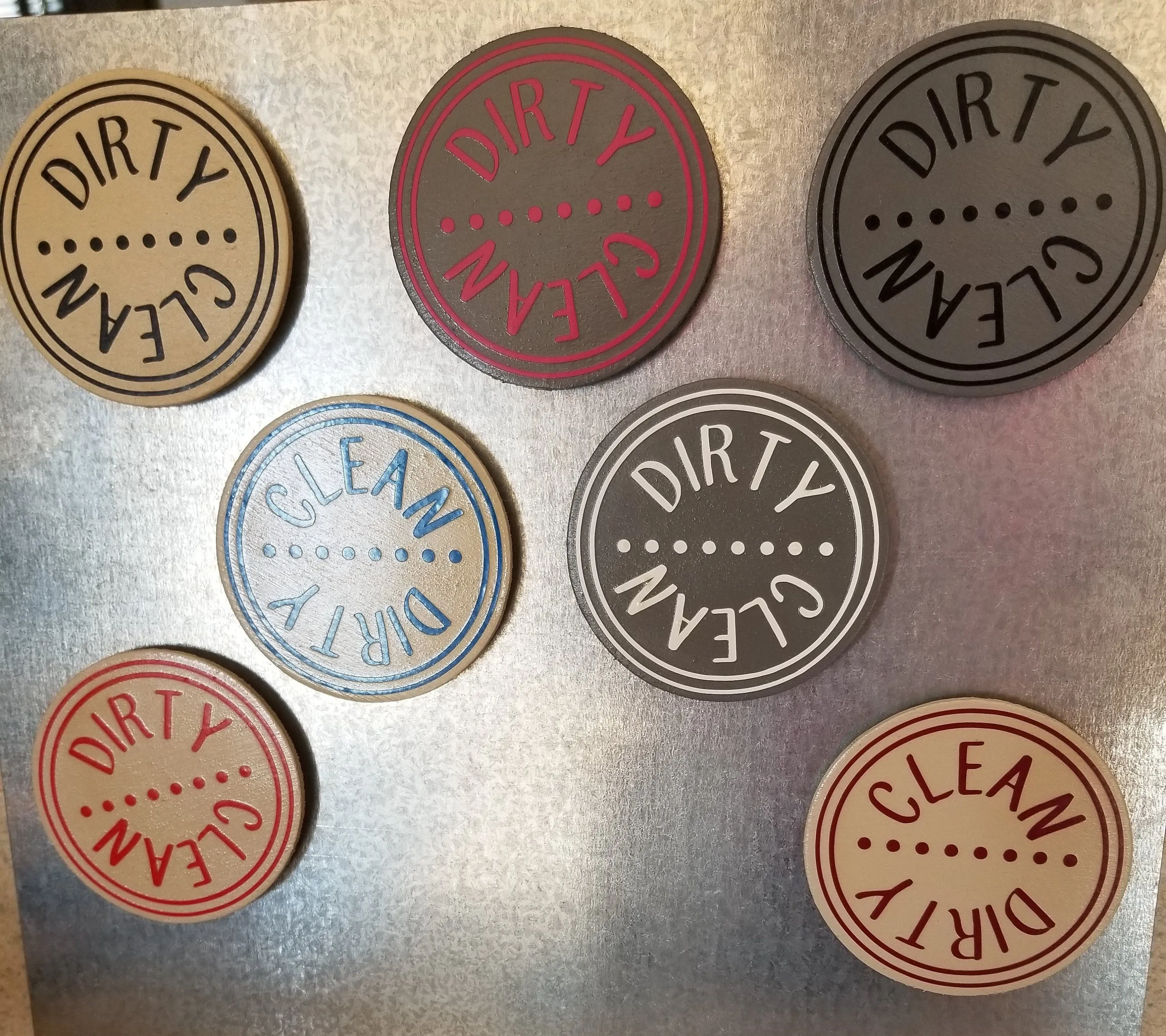 Dishwasher Magnet - Hook and Loop - Clean/Dirty Dishes