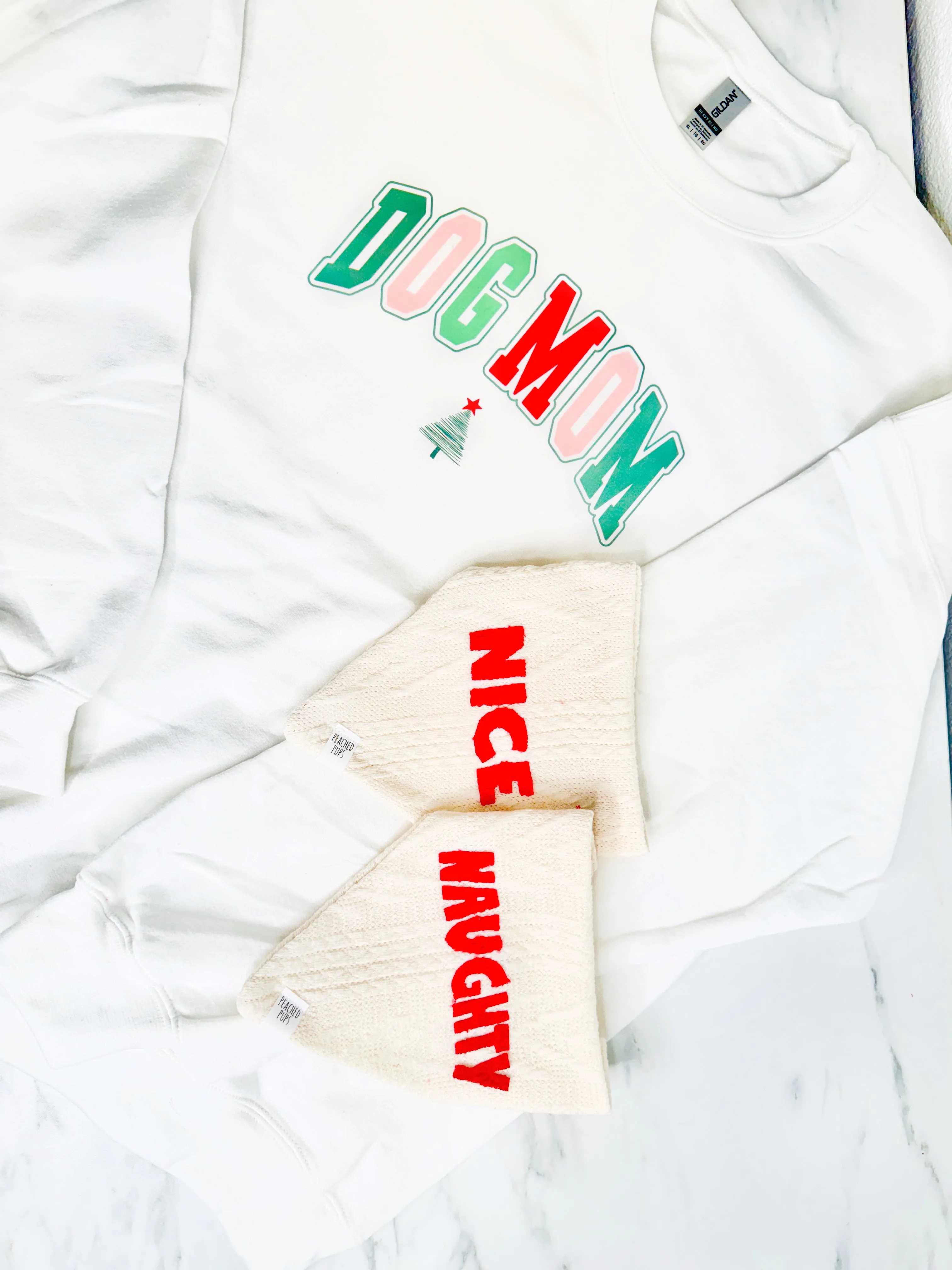 Dog Mom Christmas Sweatshirt