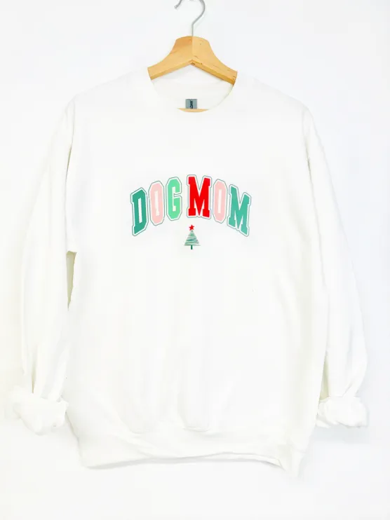 Dog Mom Christmas Sweatshirt