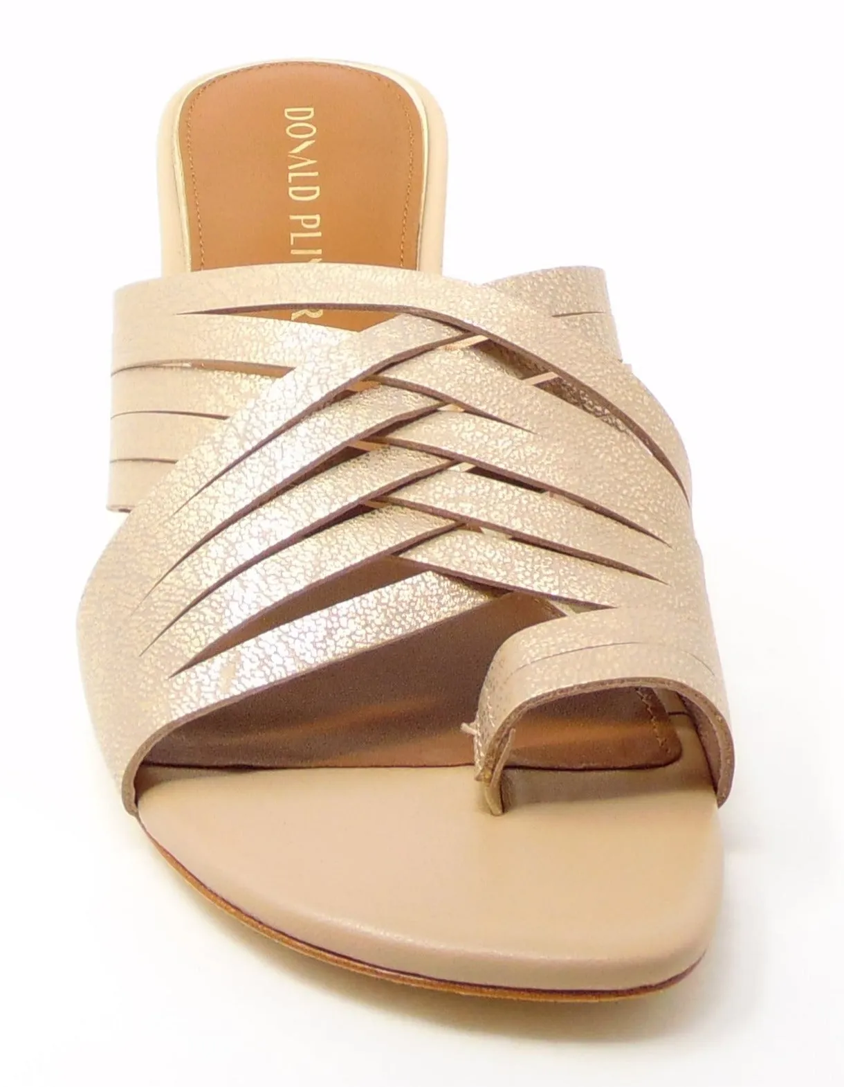 Donald Pliner Alannis Tomato/Beige (also available in Black)