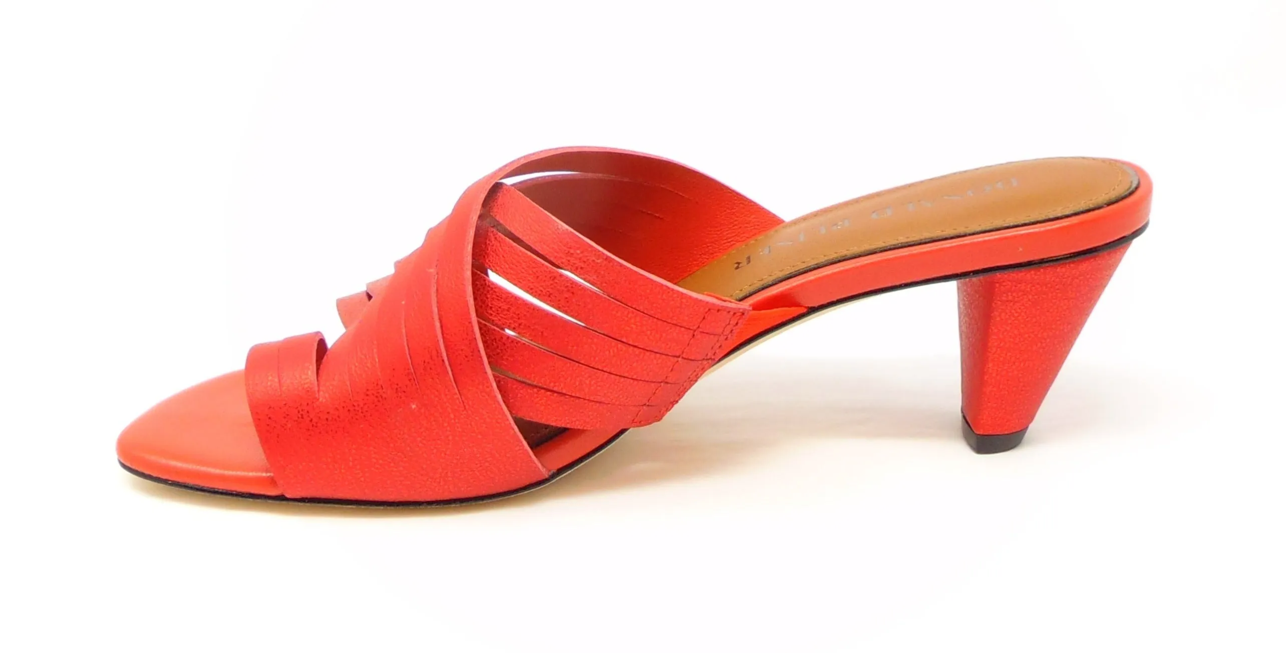 Donald Pliner Alannis Tomato/Beige (also available in Black)