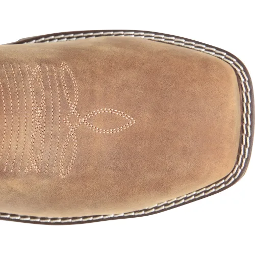 Double H Men's Phantom Rider Lycan 11" Composite Toe Waterproof Roper Work Boot -Brown- DH5398
