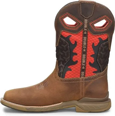 Double H Men's Phantom Rider Purge 11" Waterproof Composite Toe Roper Work Boot -Brown- DH5391