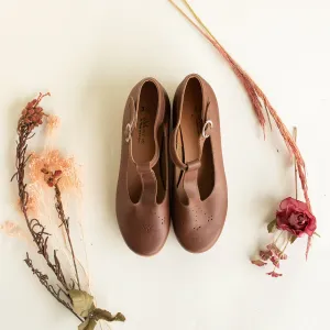 Espresso Catarina Mary Janes {Women's Leather Shoes}