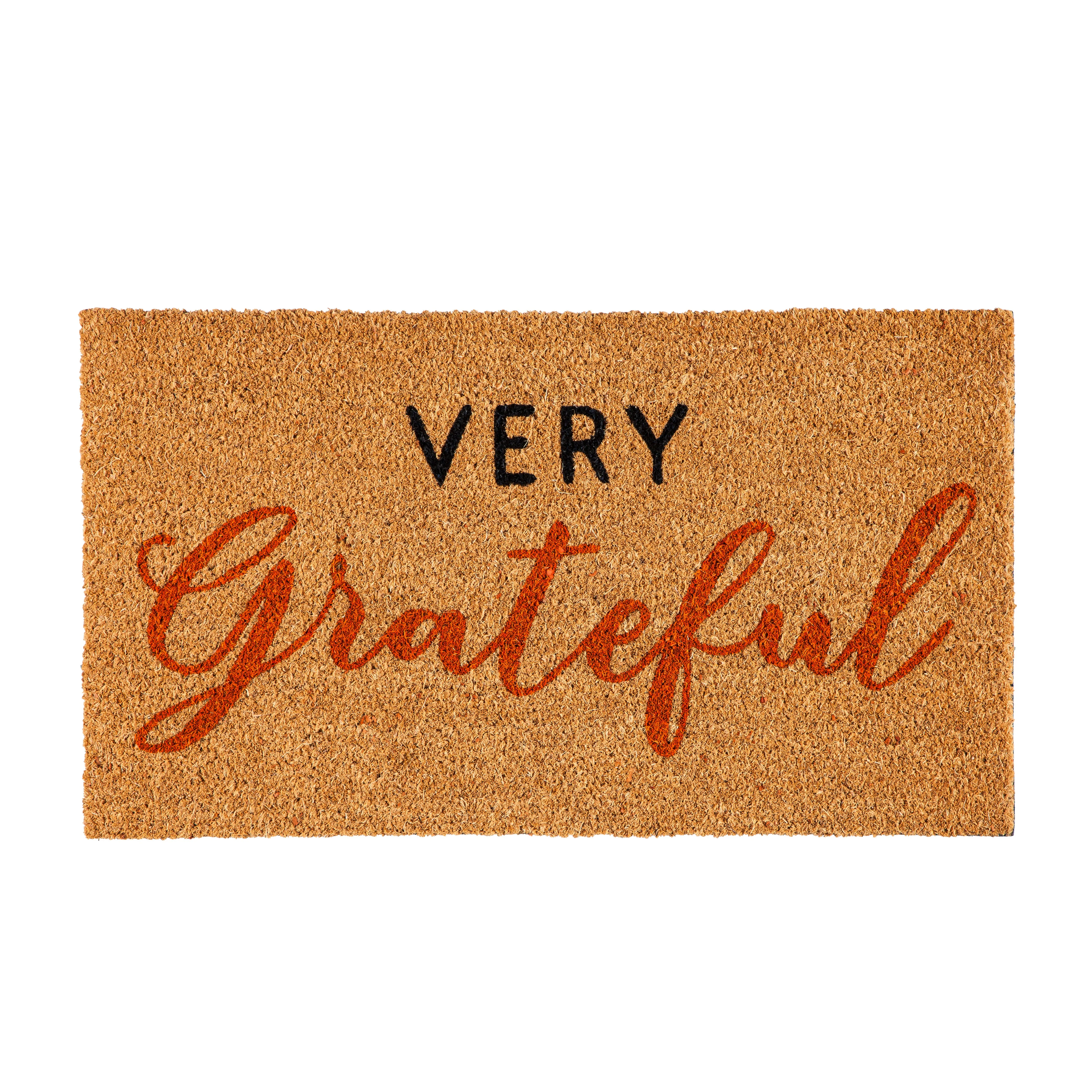 Fall Greetings Coir Mat, 3 Asst,2rm1235