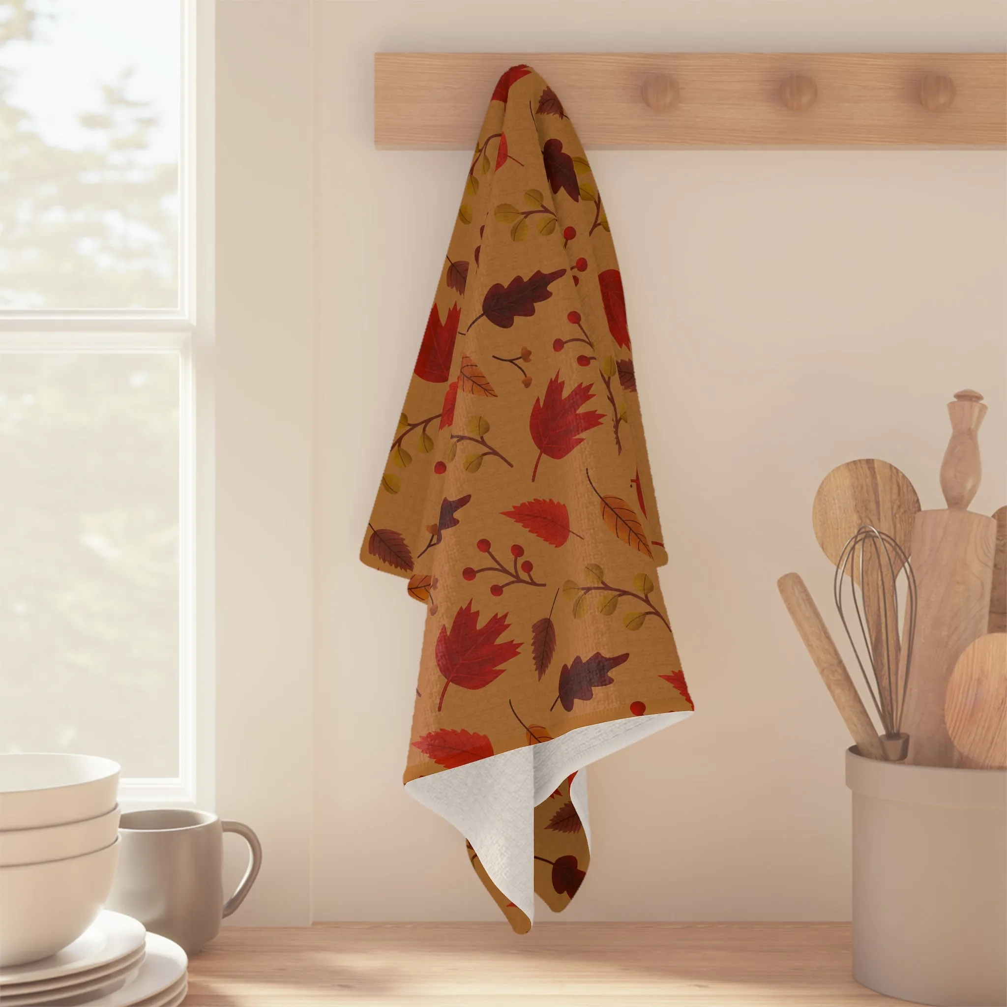 Fall Leaves Tea Towel