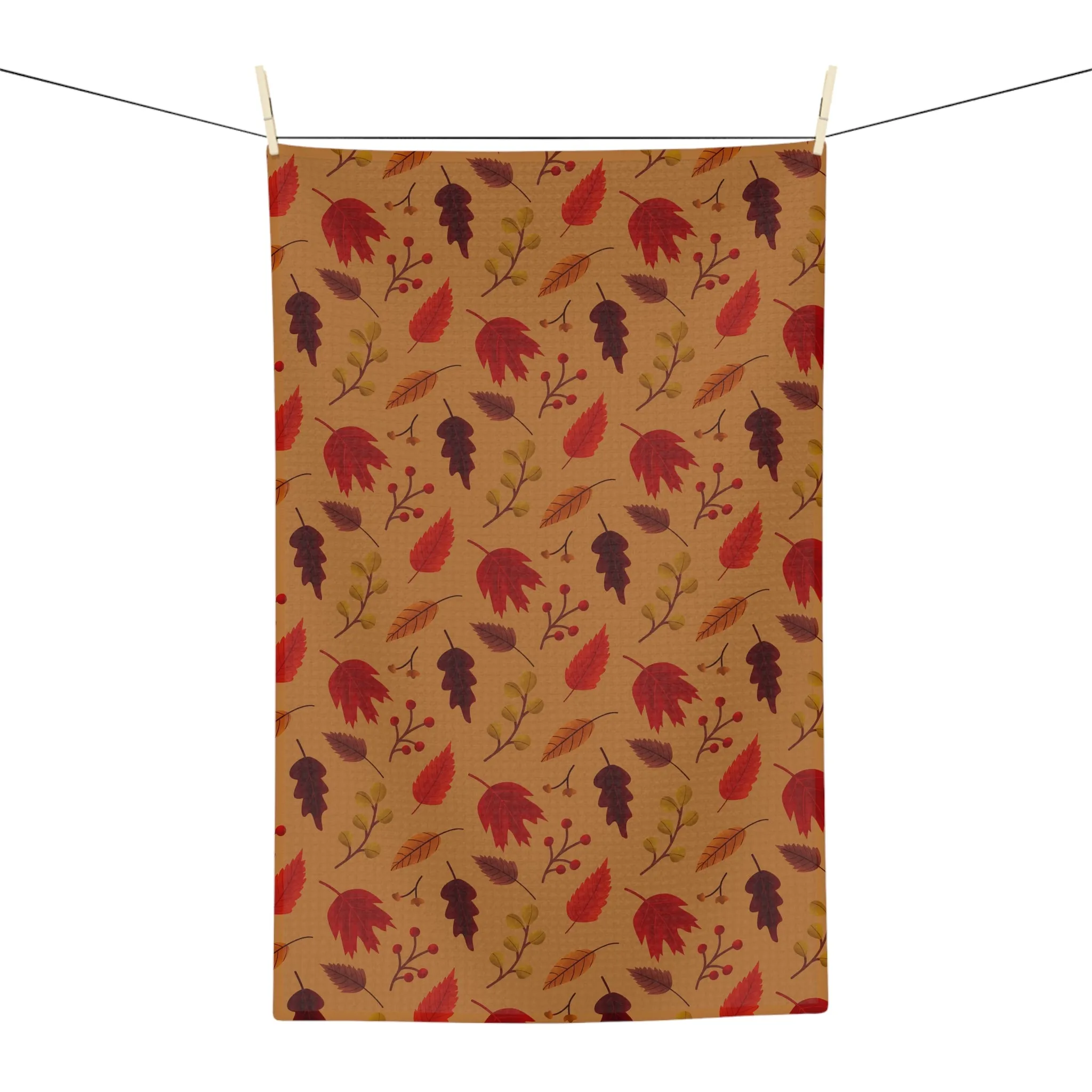 Fall Leaves Tea Towel