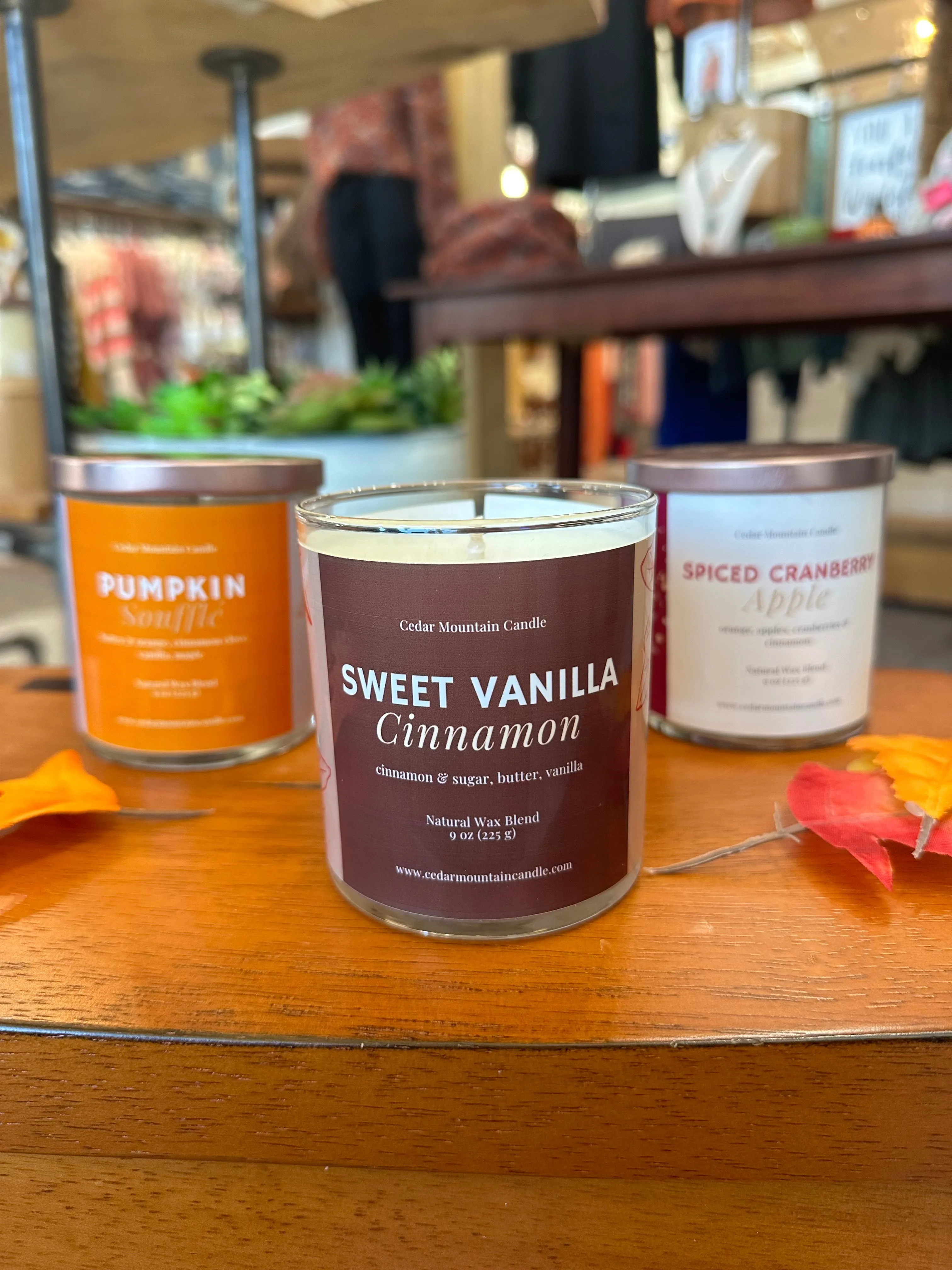 Fall Scented Whiskey Glass Candles