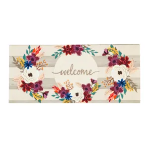 Fall Stripes Welcome Sassafras Switch Mat